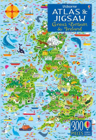 Usborne Atlas & Jigsaw Great Britain & Ireland cover