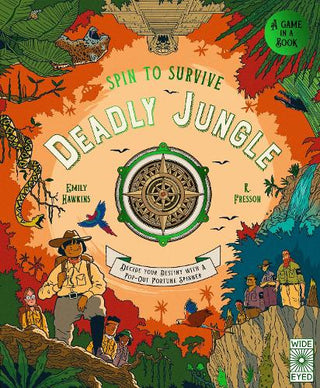 Spin to Survive: Deadly Jungle: Decide Your Destiny with a Pop-Out Fortune Spinner! cover