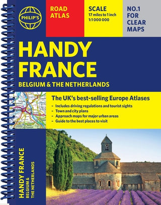 Philip's Road Atlas France, Belgium and The Netherlands