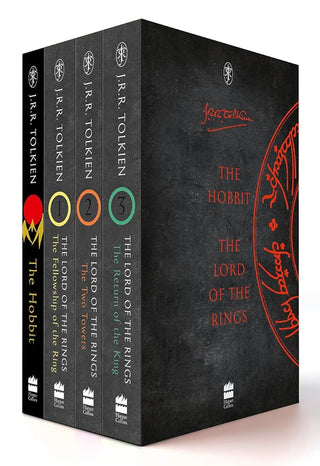 Tolkien 4 book boxed set (The Hobbit, The Fellowship of the Ring, The Two Towers, The Return of the King) cover image