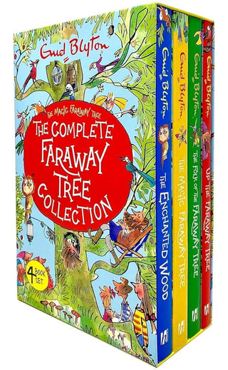 Enid Blyton The Magic Faraway Tree Collection 4 Books Box Set Pack (Up The Faraway Tree, The Magic Faraway Tree, The Folk of the Faraway Tree, The Enchanted Wood) cover image