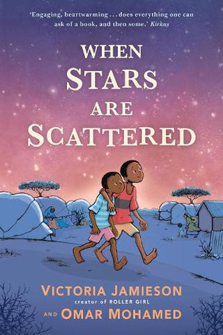 When Stars are Scattered: An 'outstanding and hopeful' graphic novel depicting a child's life in a refugee camp. cover