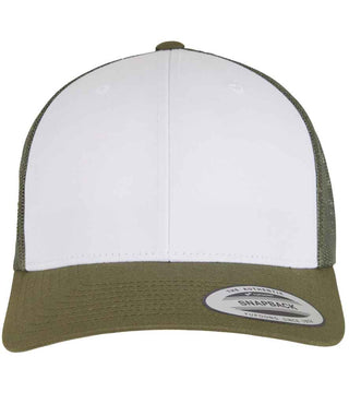 F6606CF Moss Green/White/Olive Green Front
