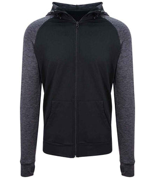 JC057 Black/Black Slate Melange Front