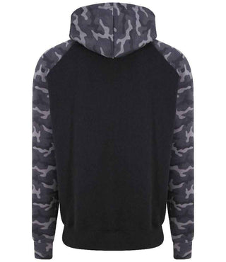 JH009 Solid Black/Black Camo Back