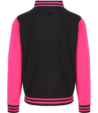 JH043 Jet Black/Hot Pink Back