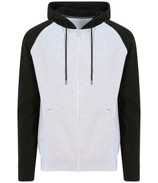 JH063 Heather Grey/Jet Black Front