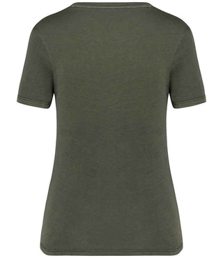 NS316 Washed Organic Khaki Back
