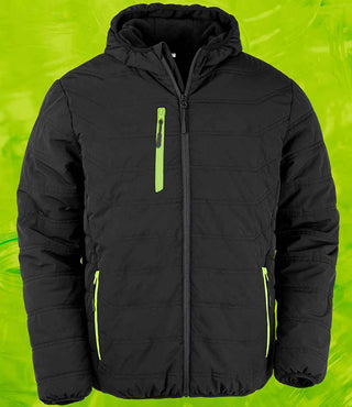 RS240 Black/Lime Green Front