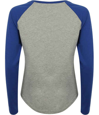 SK271 Heather Grey/Royal Back