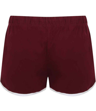 SK69 Burgundy/white Back